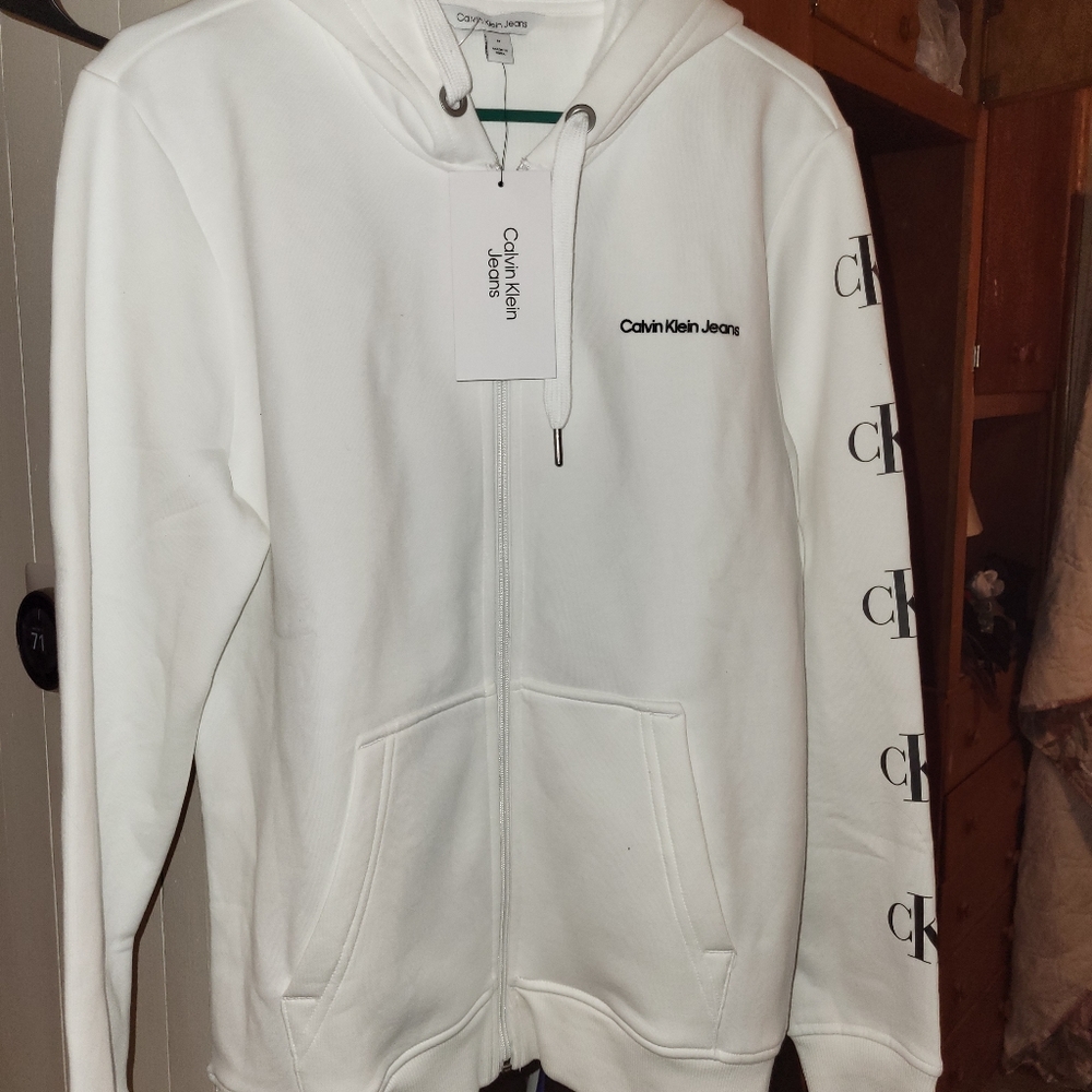 Calvin Klein Full Zip Sweatshirt Brand New